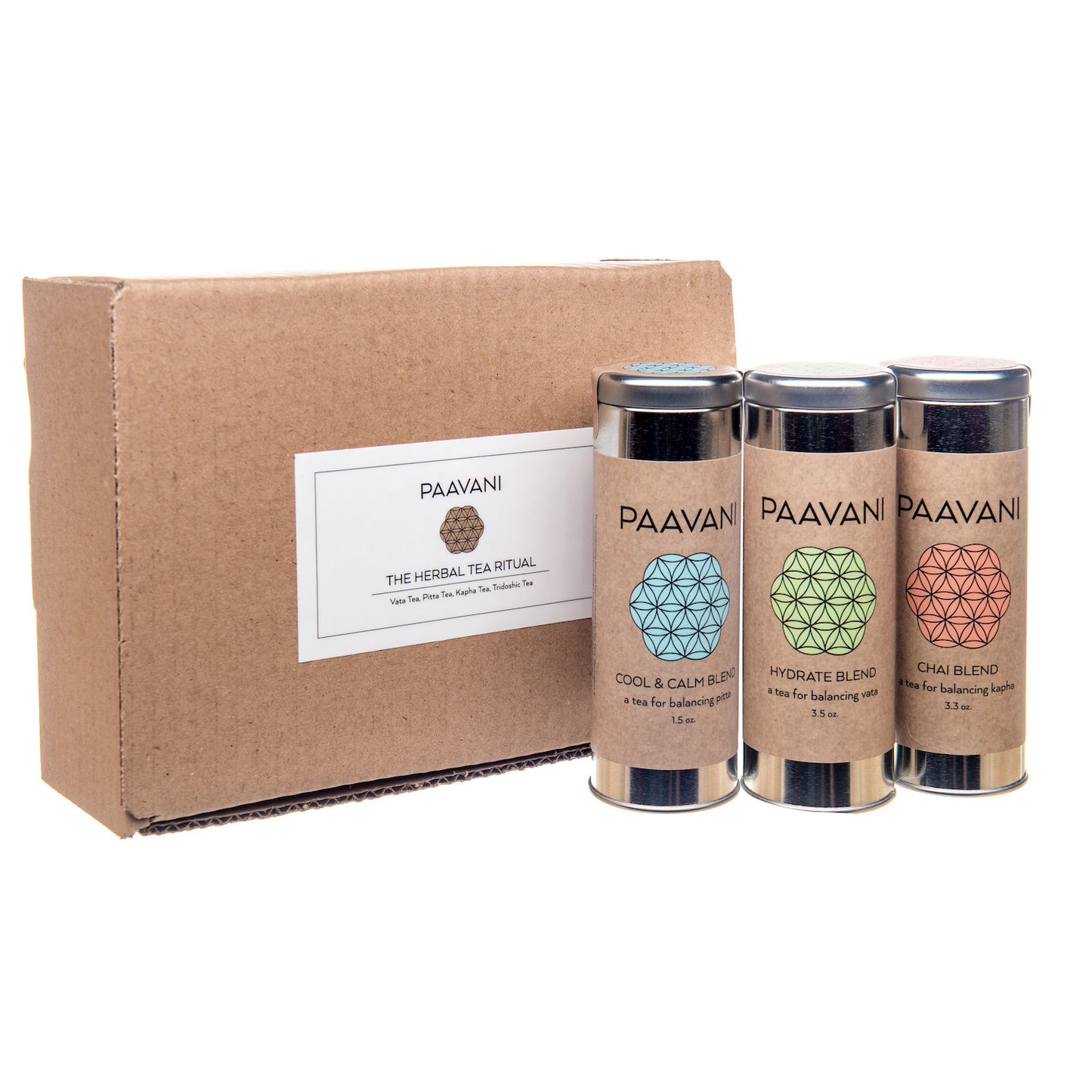 Ritual de té de hierbas | Colección de tés ayurvédicos orgánicos de hojas sueltas